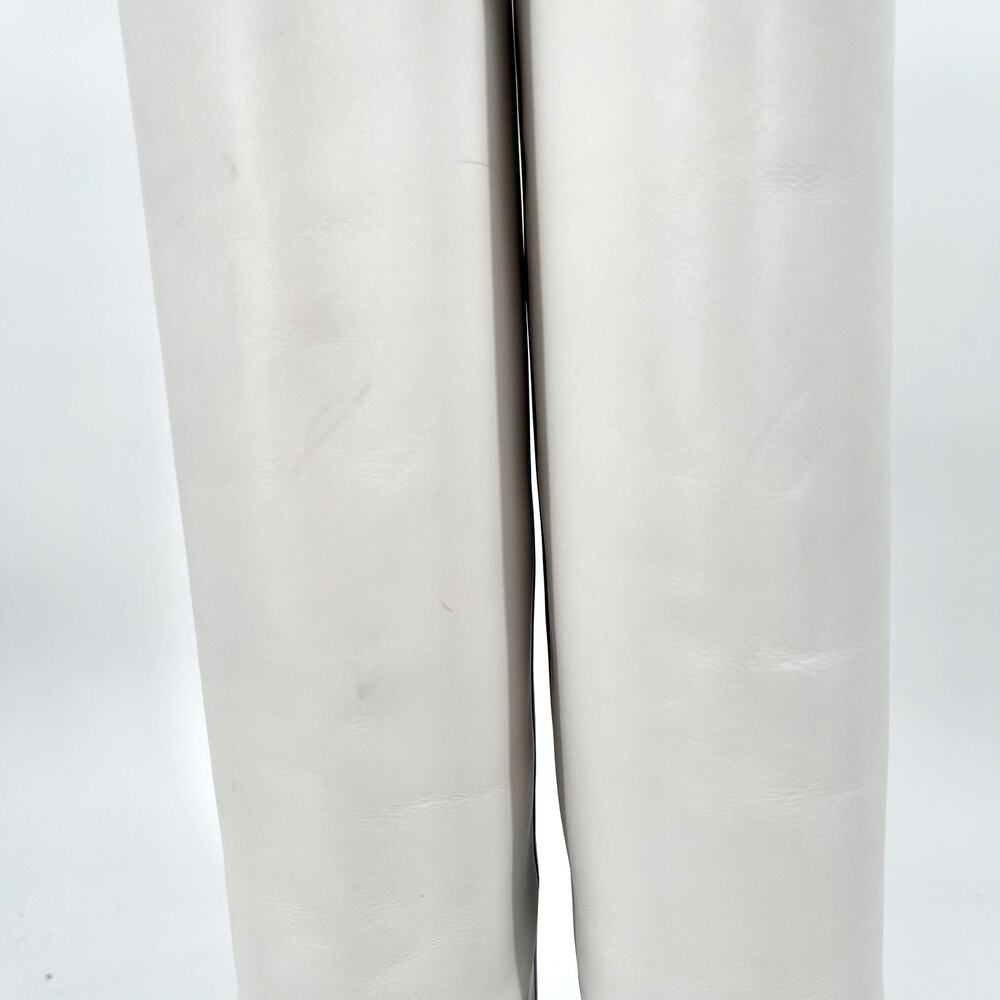 Christian Louboutin Black and White Two-Tone Knee-High Stiletto Boots - Picture 8 of 13